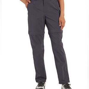 Marmot Men's Convertible Cargo Nylon Elastane Dark Gray Hiking Pants